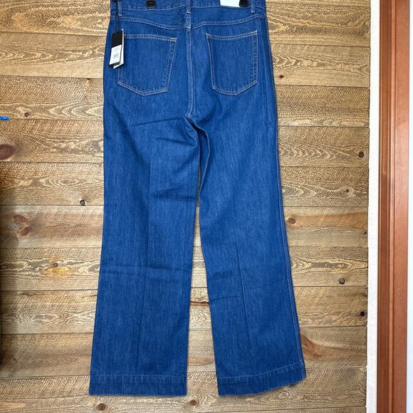 RE/DONE 70's pocket Wide Leg in True Rinse Size 32 NWT RARE color - Picture 7 of 12